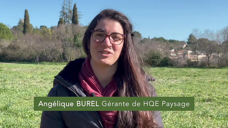 Angélique BRUEL gérante BUREL de HQE Paysage Angélique BRUEL gérante BUREL de HQE Paysage